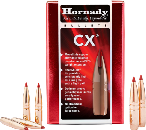 Hornady 22 Caliber .224 Cx 50-Count 70 Grain Bullets – 50-Pack