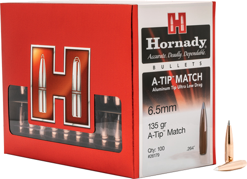 Hornady Bullets 6.5mm .264 135 Grain A-Tip