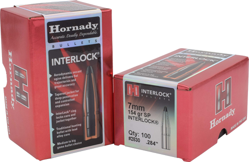 Hornady 7mm .284 Jsp 100-Count 154 Grain Bullets – 100-Pack