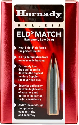 Hornady 7mm .284 Eld-Match 100-Count 180 Grain Bullets – 100-Pack