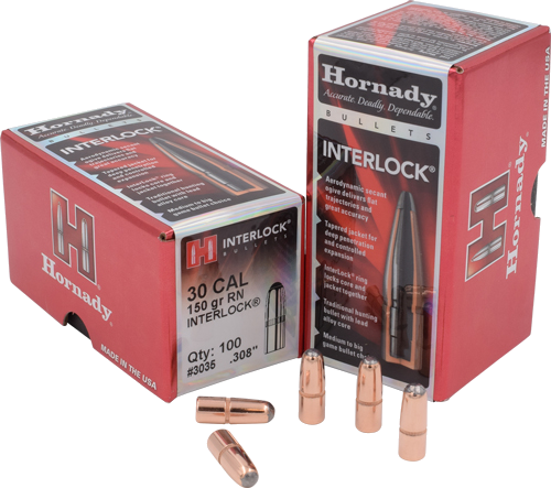 Hornady 30 Caliber .308 Jsp-Rn 100-Count .308 Win 150 Grain Bullets – 100-Pack