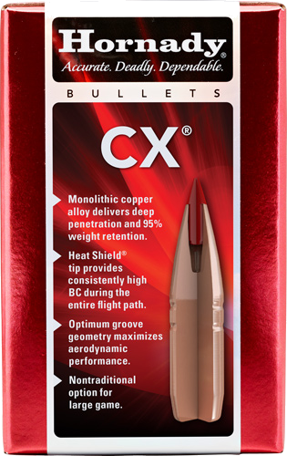 Hornady 338 Caliber .355 Cx 50-Count 185 Grain Bullets – 50-Pack