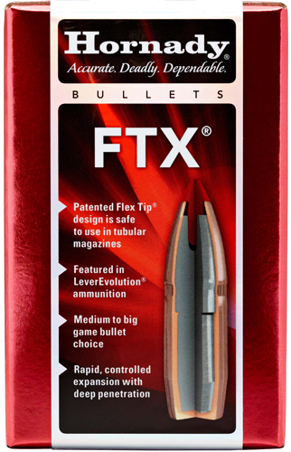 HORNADY BULLETS 35 CAL .355 165GR FTX 350 LEGEND 100CT