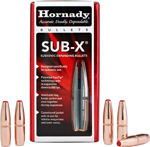 Hornady Bullets .35 Caliber .357 250 Grain. Subsonic (350 Legend)