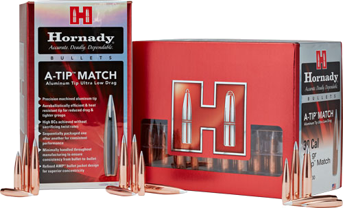Hornady 375 Caliber .375 A-Tip 25-Count 390 Grain Bullets – 25-Pack