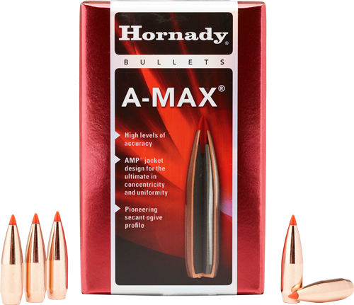 Hornady 510 A-Max for 20-Count .50 Caliber 750 Grain Bullets – 20-Pack