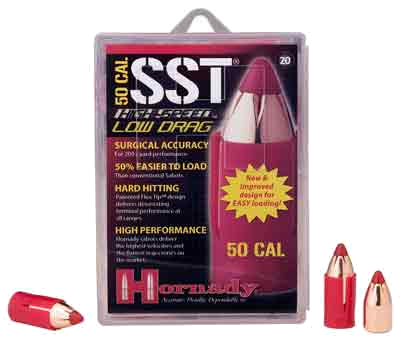 Hornady 50 Caliber Saboted Bullet 300 Grain Sst 20-Count