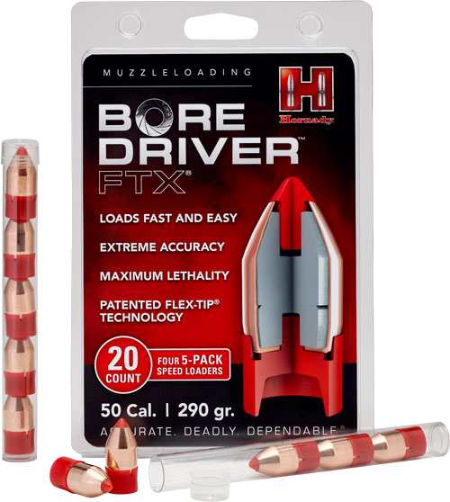 Hornady 50 Caliber Bore Driver 3499 290 Grain Ftx 20-Count