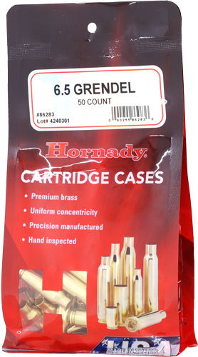 Hornady Unprimed Cases 6.5 Grendel 50-Pack 5-Pack/Cs