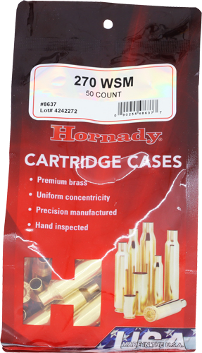 Hornady Unprimed Cases 270 WSM 50-Pack 5-Pack/Cs