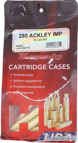 Hornady Unprimed Cases 280 Ackley Improved 50-Pack 5-Pack/Cs