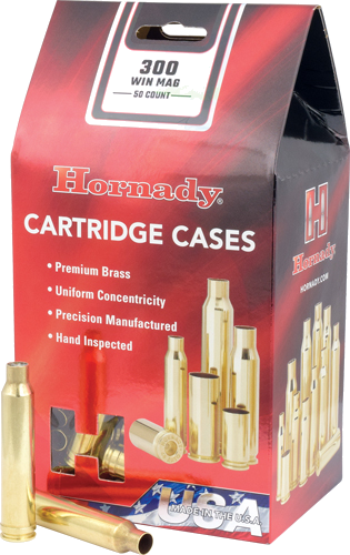 Hornady Unprimed Cases 300 Win 50-Pack 5-Pack/Cs .300 Win Mag Magazine