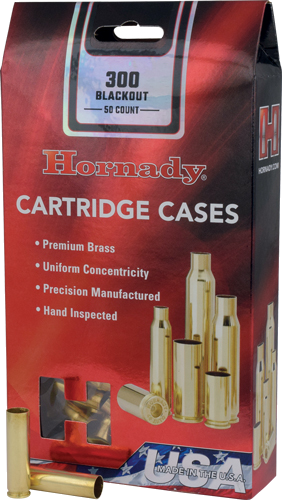 Hornady Unprimed Cases 300 AAC Blackout 50-Pack 5-Pack/Cs