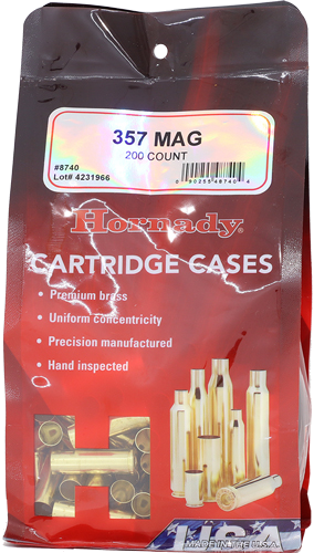 Hornady Unprimed Cases 357 Rem 200-Pack 5-Pack/Cs .357 Magnum Magazine