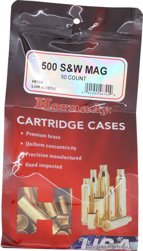 Hornady Unprimed Cases 500 Sw 50-Pack 5-Pack/Cs