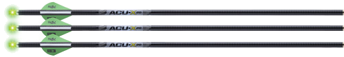TenPoint Crossbow Arrow Acu-X 20" with Acu-X Lighted Nock .001" 3-Pack
