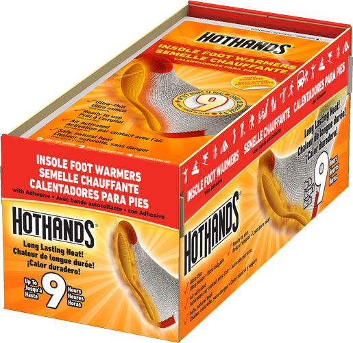 HotHands Insole Foot Warmer 16 Pairs 9 Hour with Adhesive