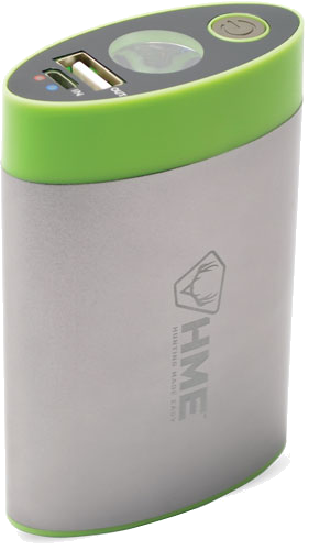 HME Products Hand Warmer Rechargeable 5 Hour with LED Torch Light