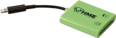 HME Products Memory Card Reader Micro USB Apple iPHONE OR iPAD