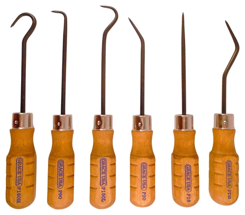 Grace USA Hook & Pick Set of 6 Steel