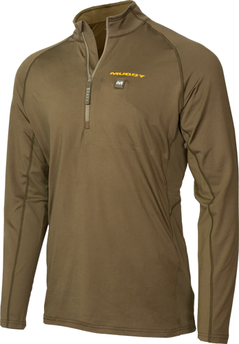 Muddy Apparel Nucleus Heated Quarter Zip Clay 2XL