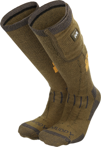 Muddy Apparel Nucleus Heated Socks Clay Medium/Large