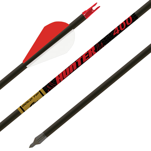 Gold Tip Arrow Hunter 400 2" Raptor Vanes 1/2DOZ
