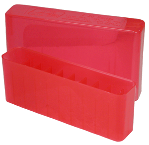 MTM Ammo Box Large 20-Round Slip Top Style Rifle