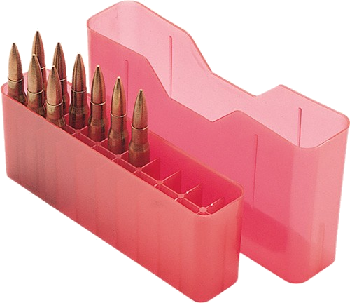 MTM Ammo Box Medium 20-Round Slip Top Style Clred Rifle