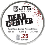 Jts Group Pellets Dead Center 25 Domed 25.39 Grain 150-Count