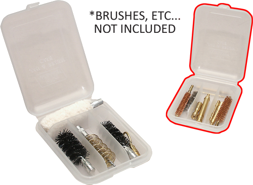 MTM Jag & Brush 4-Compartments Clear Case