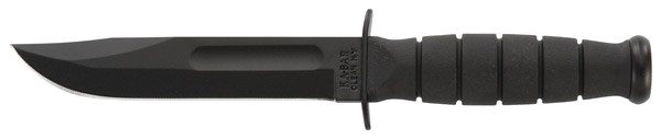 KA-BAR Knives Short Ka-Bar 5.25" with Plastic Sheath Straight Edge