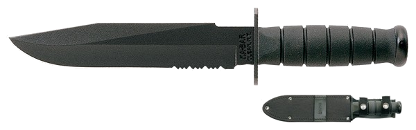 KA-BAR Knives Fighter 8" Serrated with Sheath Knife