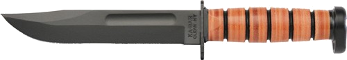 KA-BAR Knives Dog'S Head Utility 7" Blade with Leather Sheath
