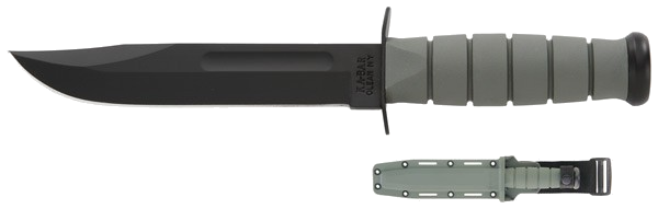 KA-BAR Knives Fighting/Utility 7" with Plastic Sheath F-Green Knife