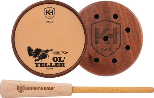 Knight and Hale Ol' Yeller Pot Call Walnut Sla-Tek