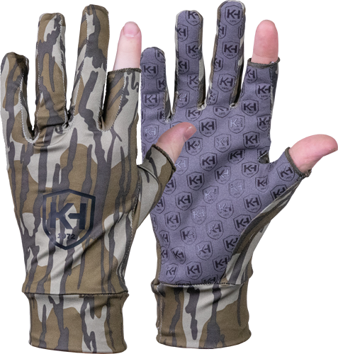 Knight and Hale Run N' Gun Gloves Mossy Oak Bottomland