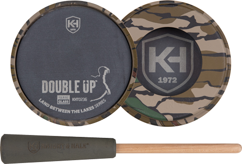 Knight and Hale Double Up Pot Call Slate/Glass Mo Greenleaf