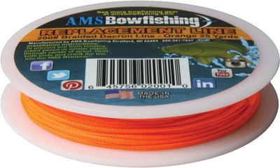 AMS Bowfishing Replacement Line 200 25 Yards