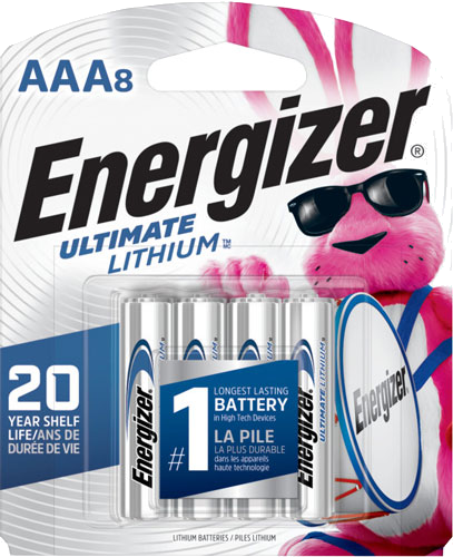 Energizer Ultimate Lithium Batteries Aaa 8-Pack