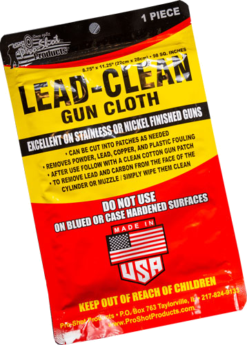 Pro-Shot Products Lead Clean Gun Cloth 8.75"X11.25" 3-Pack