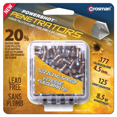 Crosman Pellets Flight Penetrator 177 8.5 Grain 125-Count