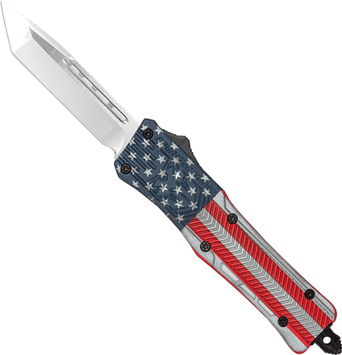 Cobratec Knives Large CTK1 OTF American Flag Cerakote 3" Tanto