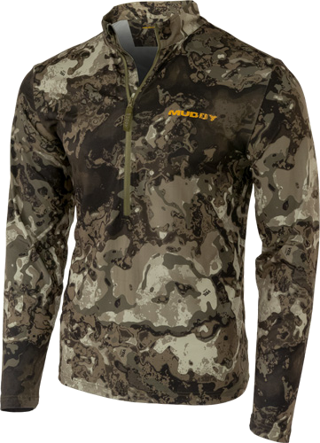 Muddy Apparel Trx Lightweight Quarter Zip Veil Canyon Large