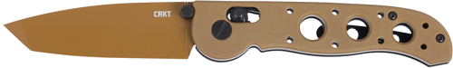 CRKT 3.5" Plain Edge Tanto Point Desert Tan