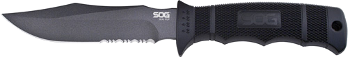 Sog Seal Pup 4.75" Serrated with Kydex Sheath Knife