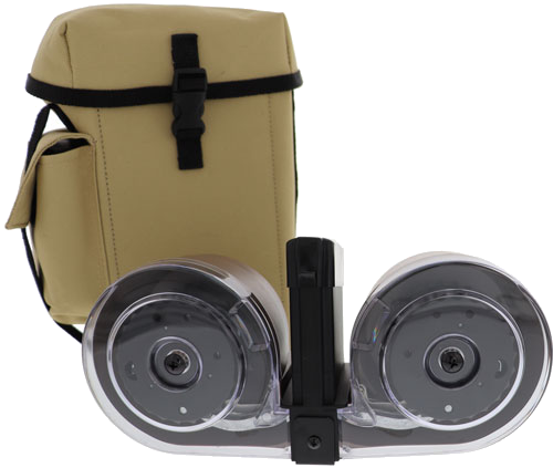 Iver Johnson AR-15 223 Drum Black/Tan Poly .223 Rem 100-Round Magazine