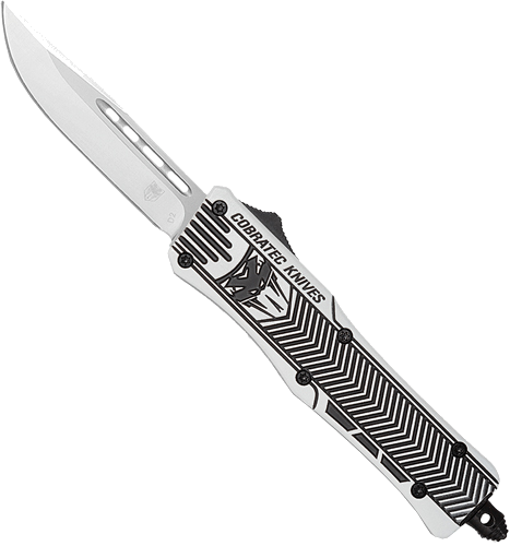 Cobratec Knives Medium CTK1 Otf Certakote Arctic White 3" D2
