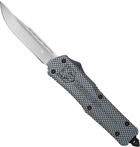 Cobratec Knives Medium FS3 Otf Carbon Fiber 3" D2 Drop Point