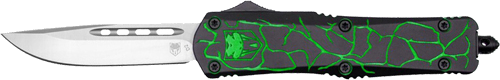 Cobratec Knives Medium FS-3 Otf Fractured Green 3" D2